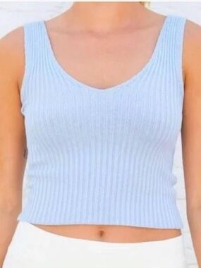 Brandy Melville blue rina tank